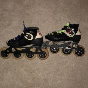 luigino speed skates. mini challengers